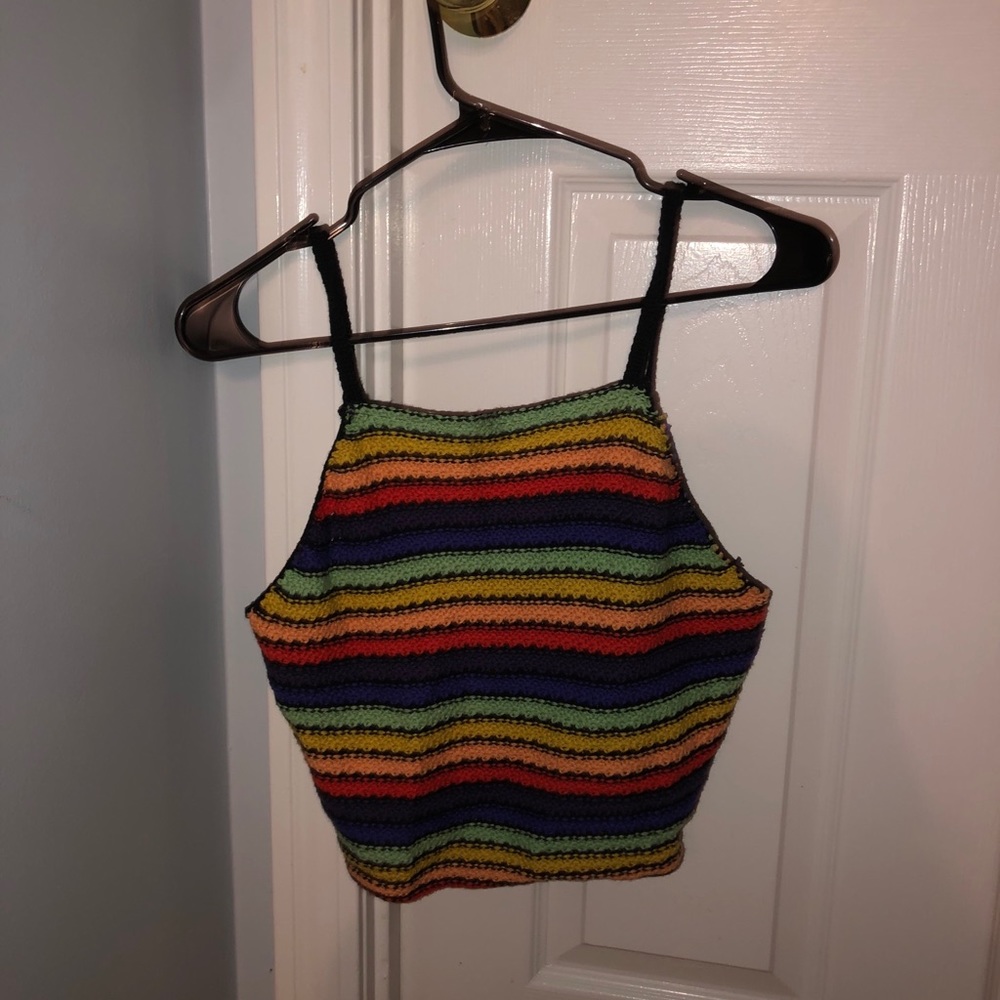 Women’s colorful crop top